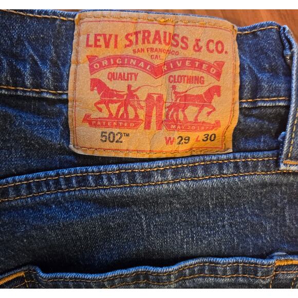 Levi's 502 Women's Blue Denim Jeans - Size W29x30 - Picture 4 of 4